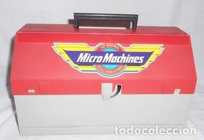 Juegos antiguos: MALETÍN TALLER MECÁNICO DE MICRO MACHINES, SIN COCHES